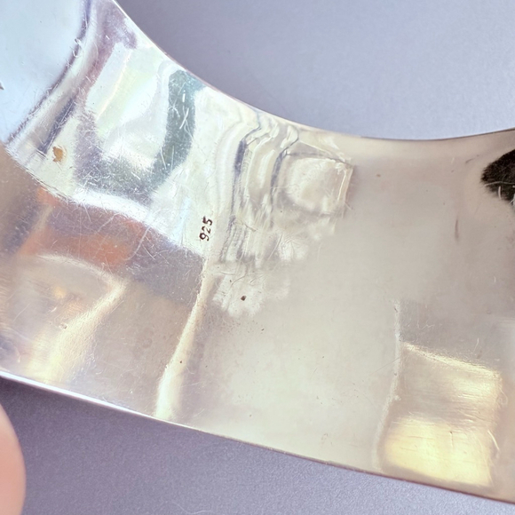 MASSIVE ARTISAN DOME BASKET WEAVE STERLING SILVER BEHNAM CUFF BRACELET 117g - Picture 6 of 13